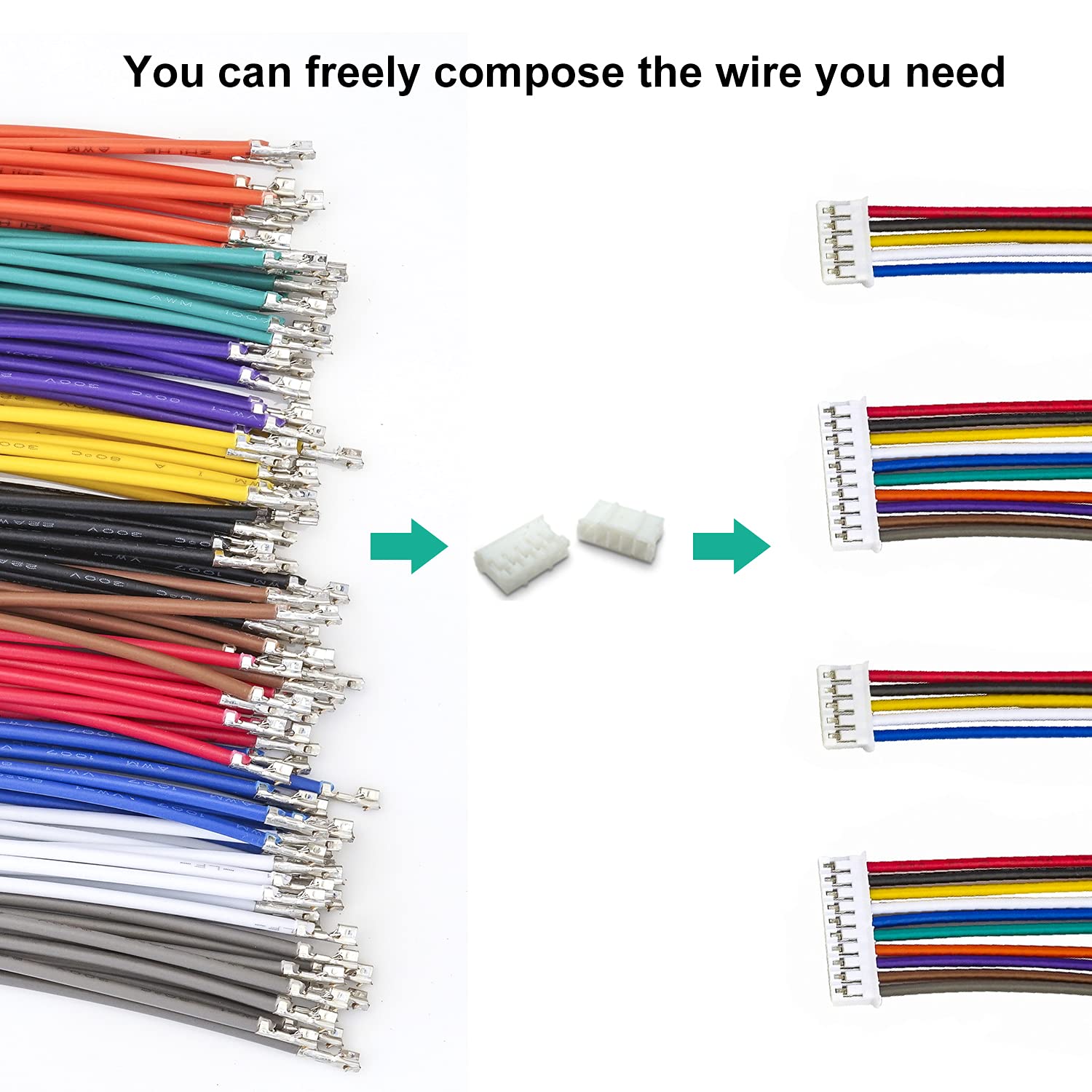 Amazon.com: Keszoox PH 2.0mm JST Connector Socket Kit with